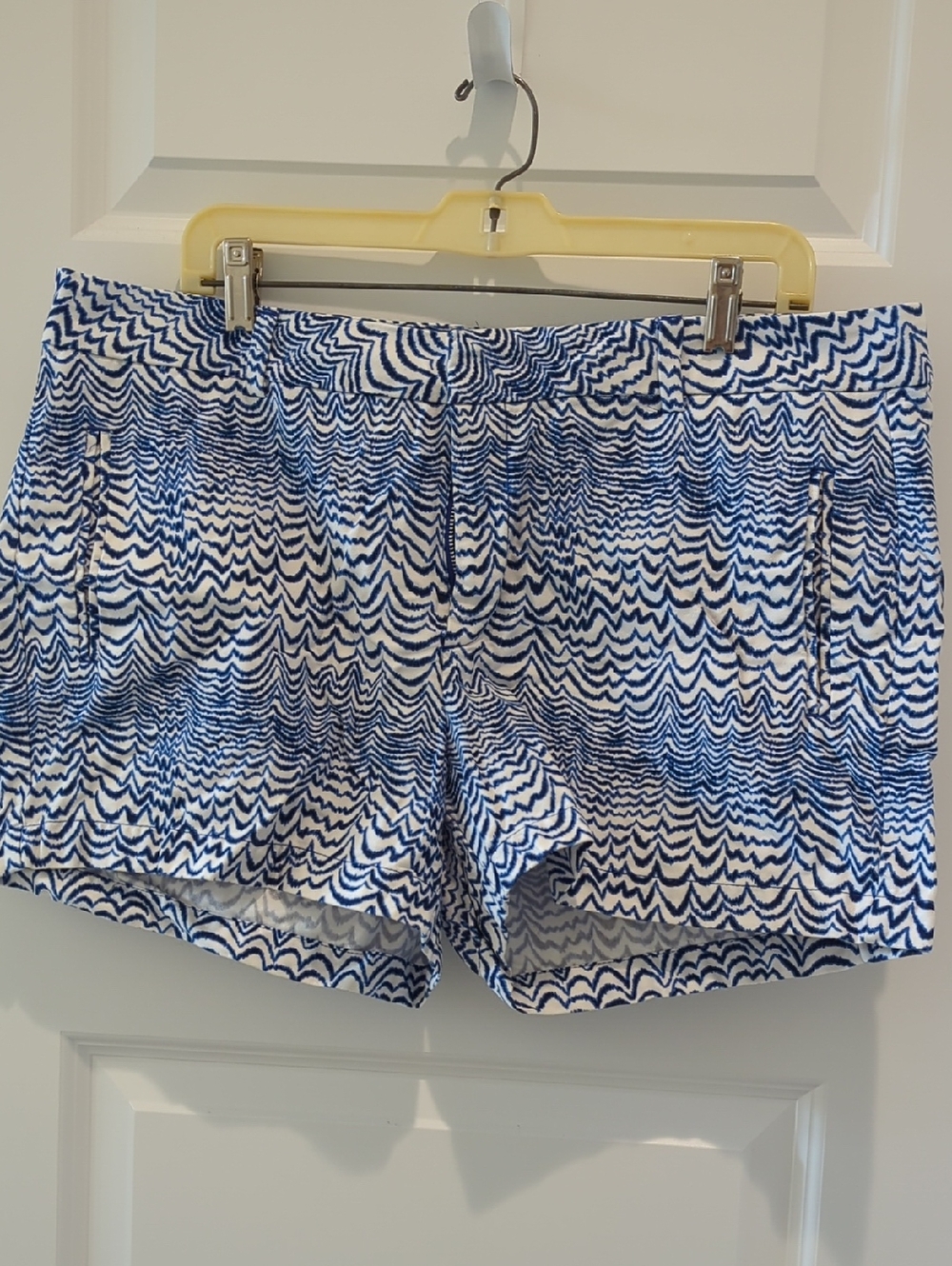 STYLUS Blue & White Wave Print  Shorts